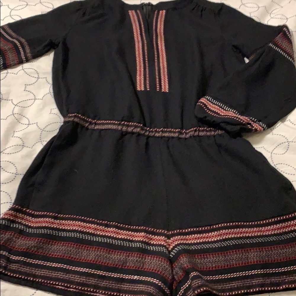 Ann Taylor one piece shortie with long sleeves